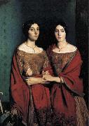 unknow artist The Artist-s Sisters oil painting on canvas